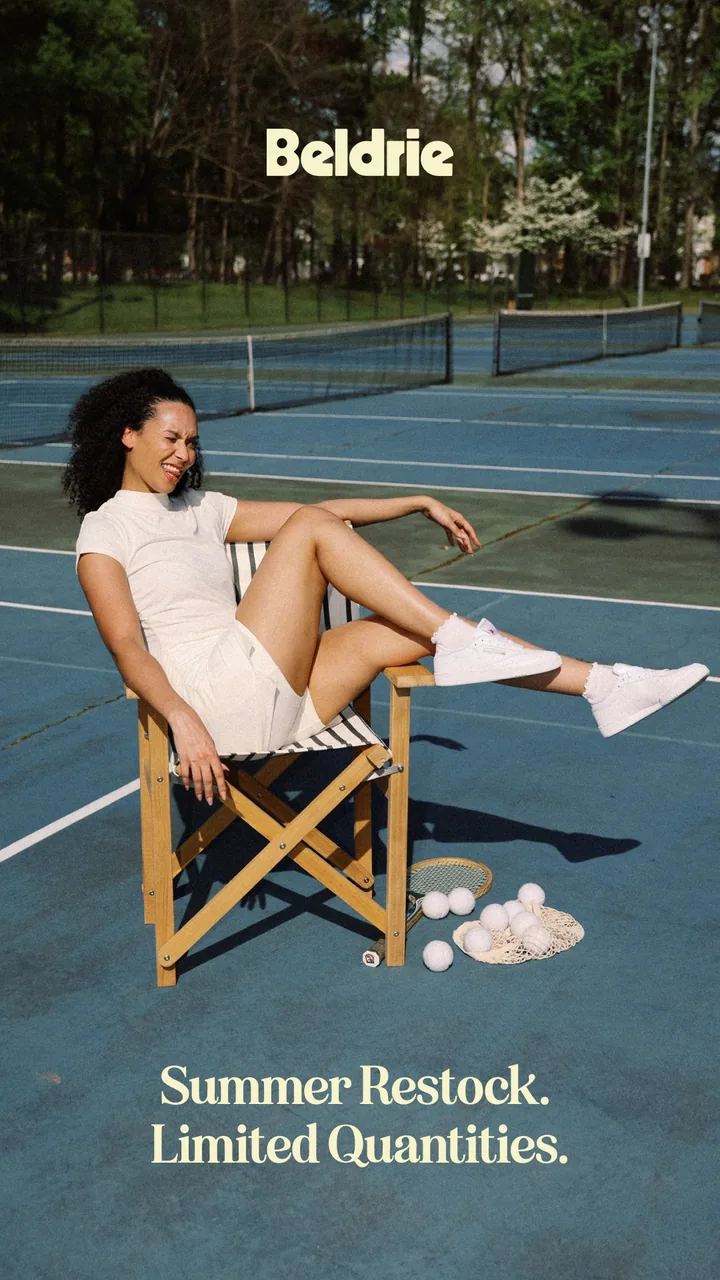 Beldrie summer restock creative